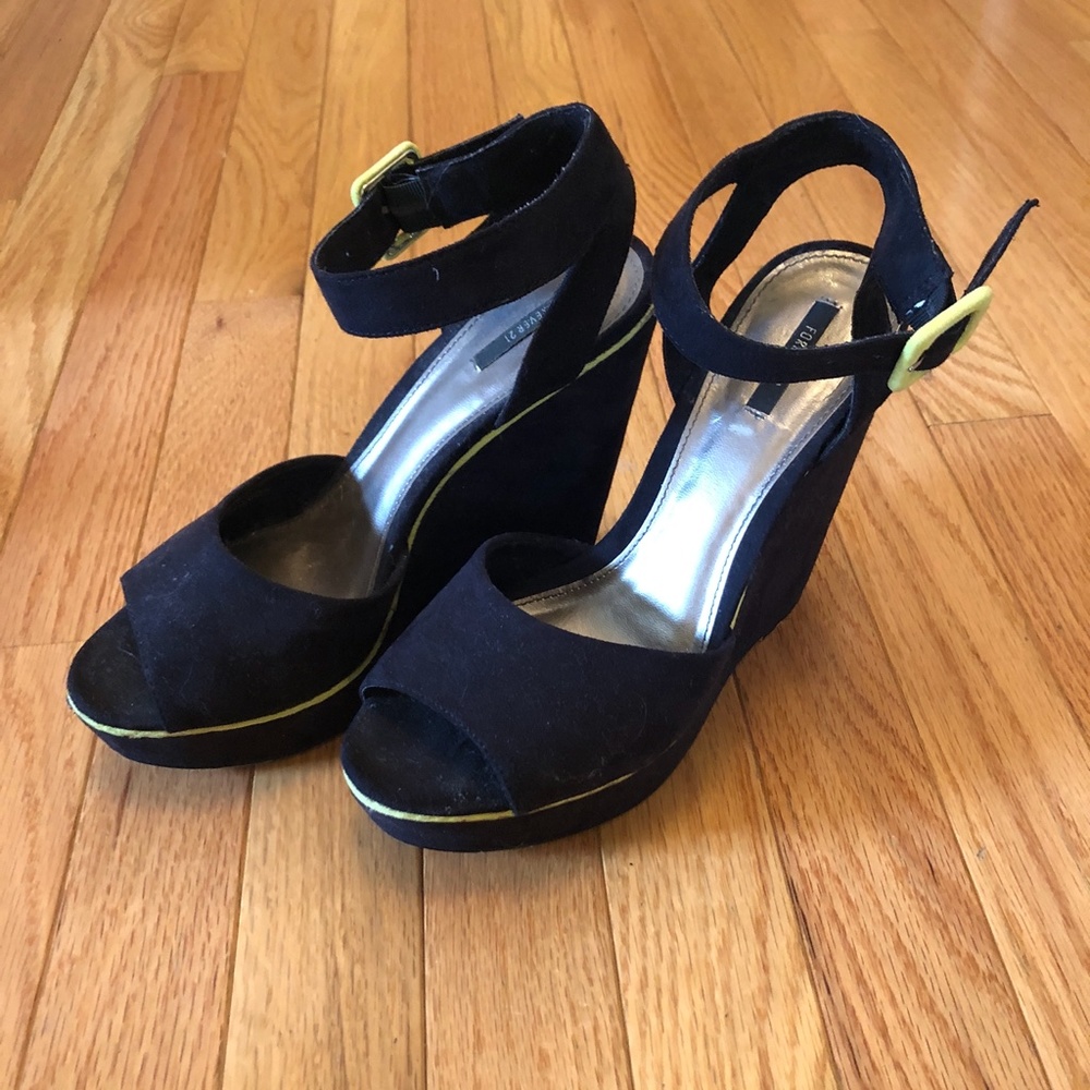♥️ Open-Toe Wedges - Picture 2 of 5